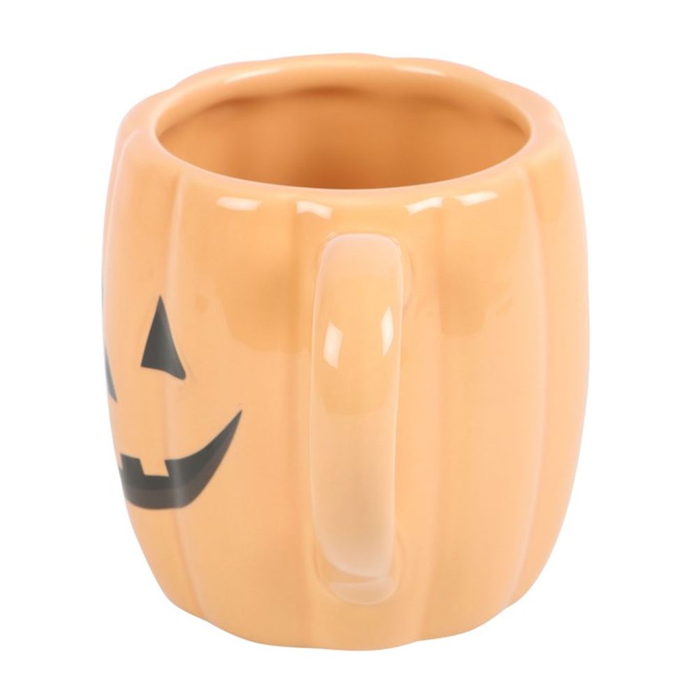 Jack-o'-Lantern Pumpkin Shaped Mug - ScentiMelti  Jack-o'-Lantern Pumpkin Shaped Mug