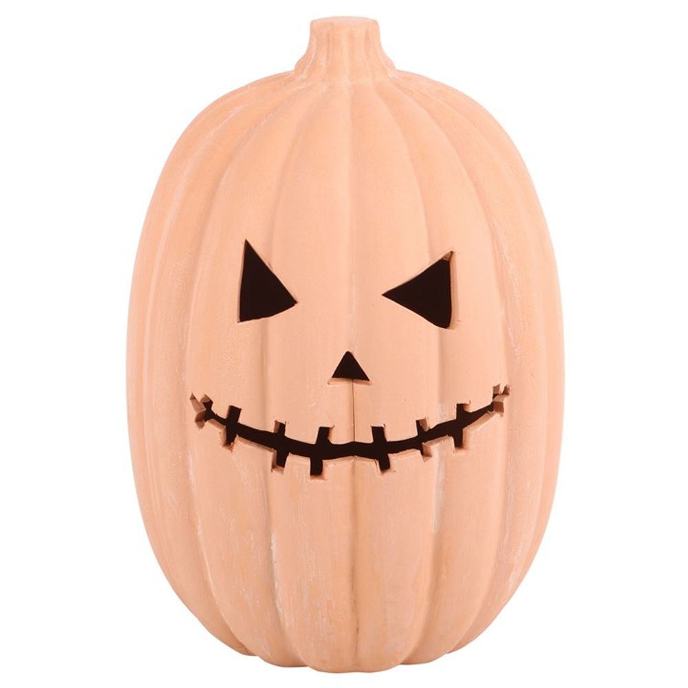 30cm Terracotta Pumpkin Ornament - ScentiMelti  30cm Terracotta Pumpkin Ornament