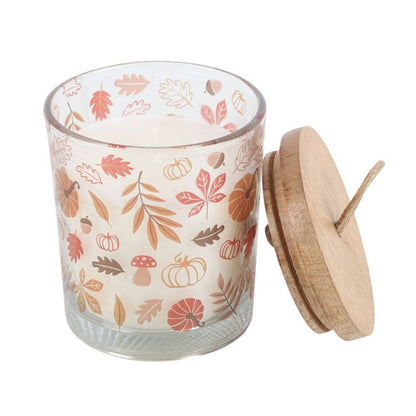 Autumn Leaves Warm Vanilla Candle - ScentiMelti  Autumn Leaves Warm Vanilla Candle