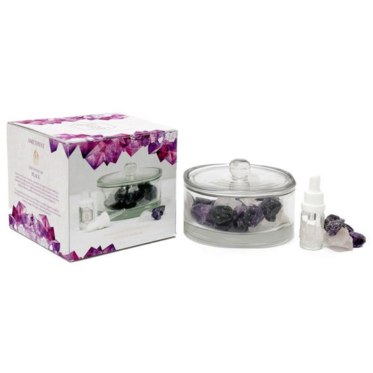 400g Amethyst Crystal Oil Diffuser - ScentiMelti  400g Amethyst Crystal Oil Diffuser