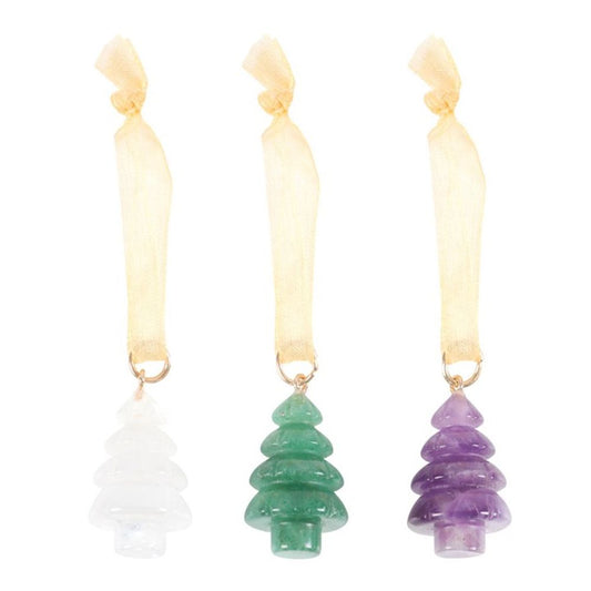 Set of 3 Crystal Christmas Tree Decorations - ScentiMelti  Set of 3 Crystal Christmas Tree Decorations