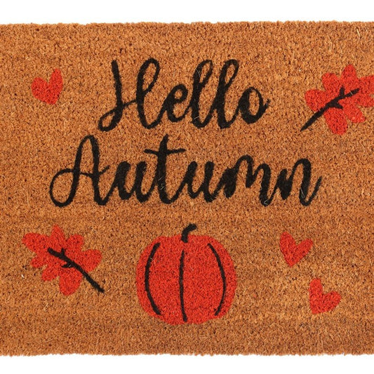 Natural Hello Autumn Doormat - ScentiMelti Home Fragrance, Beauty & Gifts UK