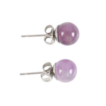 Amethyst Semi Precious Crystal Earrings - ScentiMelti  Amethyst Semi Precious Crystal Earrings