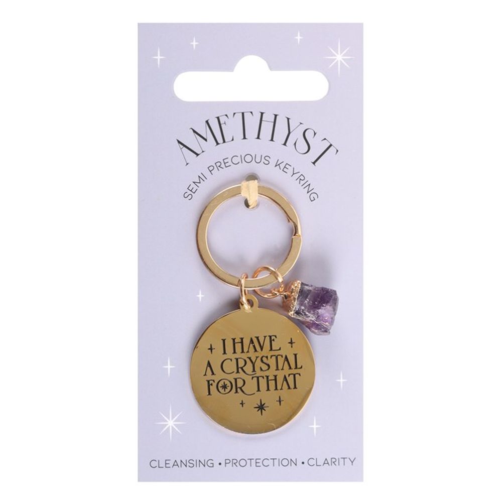 I Have a Crystal for That Amethyst Crystal Keyring - ScentiMelti  I Have a Crystal for That Amethyst Crystal Keyring