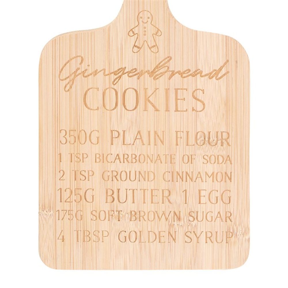 Gingerbread Cookies Bamboo Serving Board - ScentiMelti  Gingerbread Cookies Bamboo Serving Board