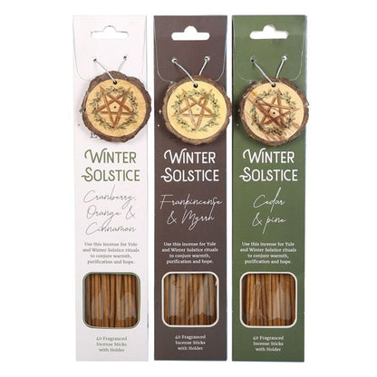 Set of 18 Winter Solstice Incense Stick Gift Sets - ScentiMelti  Set of 18 Winter Solstice Incense Stick Gift Sets