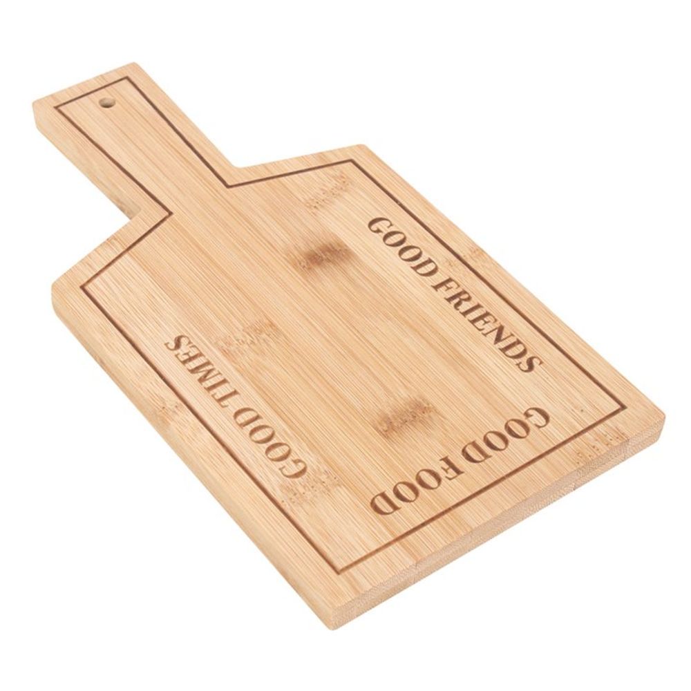 Good Times Bamboo Serving Board - ScentiMelti  Good Times Bamboo Serving Board