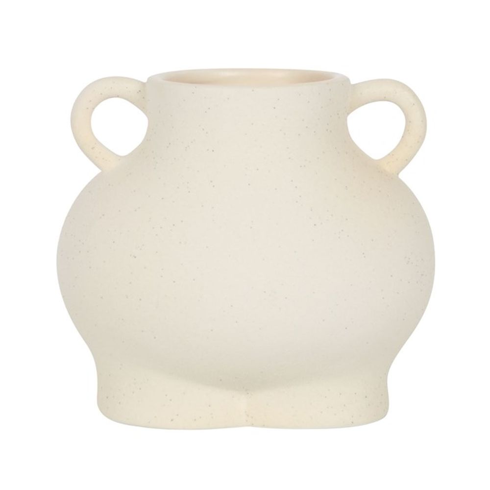 Cream Speckle Bum Plant Pot - ScentiMelti  Cream Speckle Bum Plant Pot