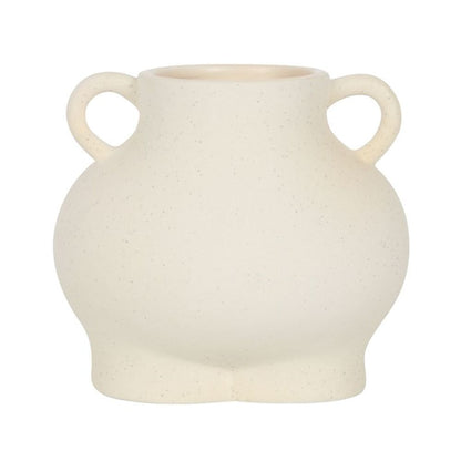 Cream Speckle Bum Plant Pot - ScentiMelti  Cream Speckle Bum Plant Pot