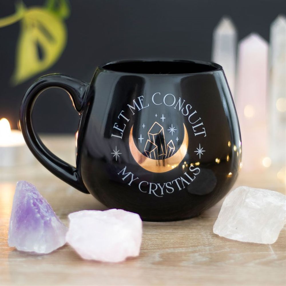 Let Me Consult My Crystals Rounded Mug - ScentiMelti  Let Me Consult My Crystals Rounded Mug