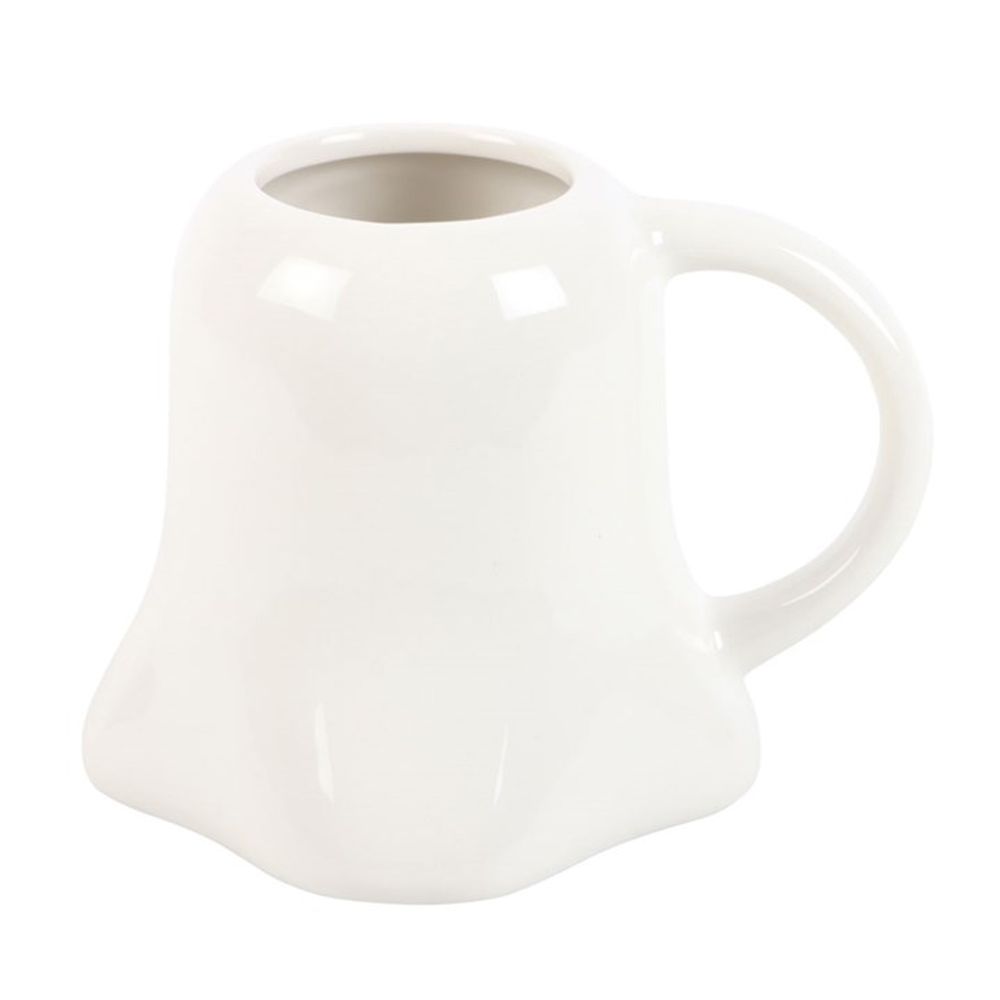 Mr Boo Ghost Shaped Mug with Bow Tie - ScentiMelti  Mr Boo Ghost Shaped Mug with Bow Tie