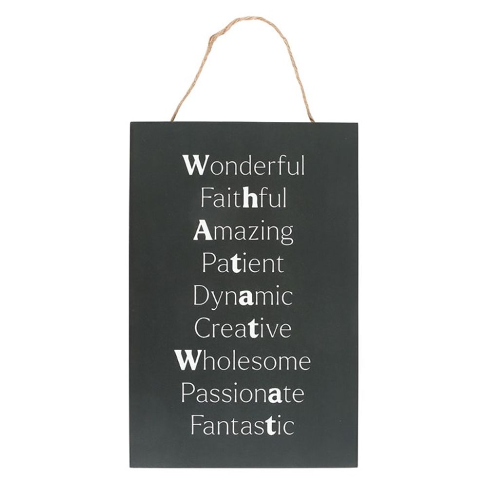 What a Tw*t Sweary Hanging Sign - ScentiMelti Home Fragrance, Beauty & Gifts UK