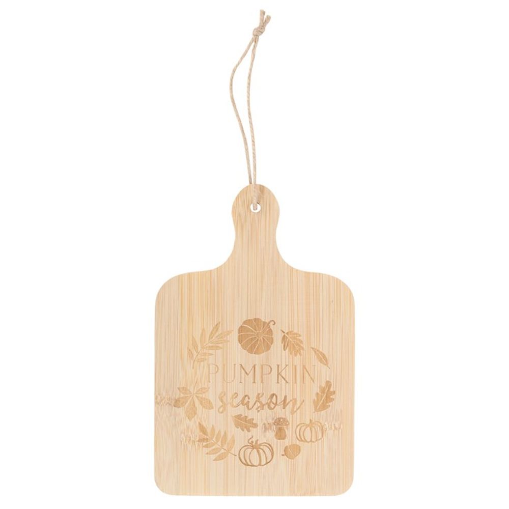 Pumpkin Season Bamboo Serving Board - ScentiMelti  Pumpkin Season Bamboo Serving Board