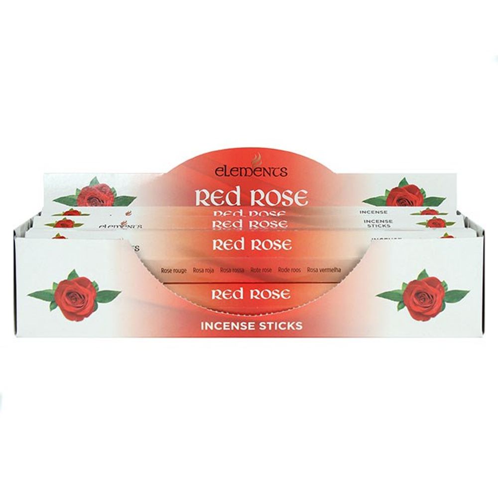 Set of 6 Packets of Elements Red Rose Incense Sticks - ScentiMelti  Set of 6 Packets of Elements Red Rose Incense Sticks