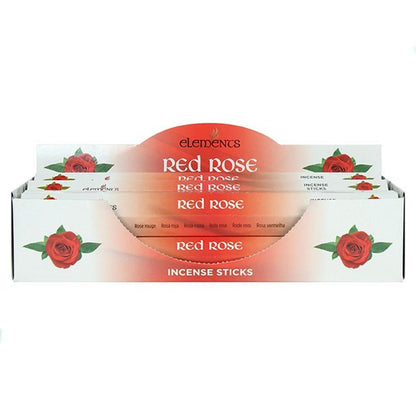 Set of 6 Packets of Elements Red Rose Incense Sticks - ScentiMelti  Set of 6 Packets of Elements Red Rose Incense Sticks