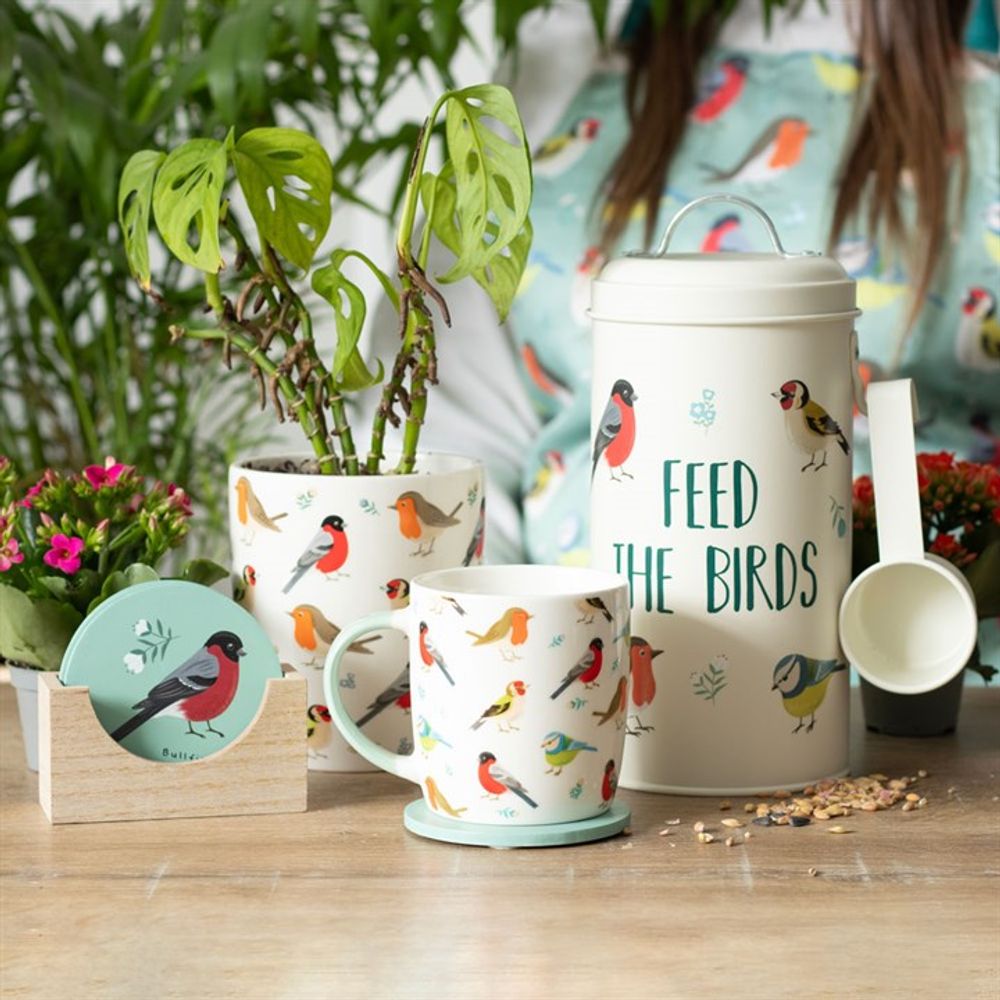 British Garden Birds Coaster Set - ScentiMelti Home Fragrance, Beauty & Gifts UK