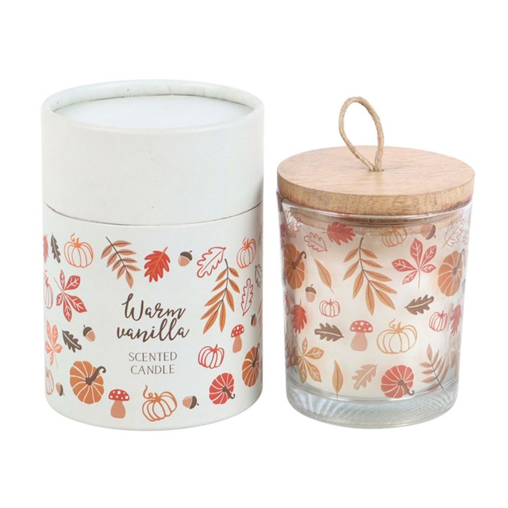 Autumn Leaves Warm Vanilla Candle - ScentiMelti  Autumn Leaves Warm Vanilla Candle