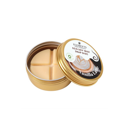 Vanilla Latte Soy Wax Snap Disc - ScentiMelti Home Fragrance, Beauty & Gifts UK