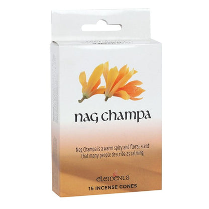 Set of 12 Packets of Elements Nag Champa Incense Cones - ScentiMelti  Set of 12 Packets of Elements Nag Champa Incense Cones