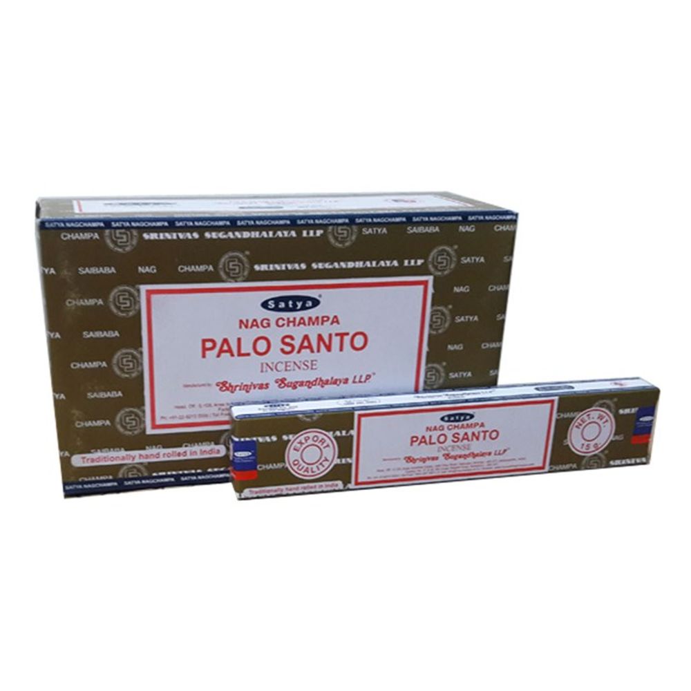 Set of 12 Packets of Palo Santo Incense Sticks by Satya - ScentiMelti  Set of 12 Packets of Palo Santo Incense Sticks by Satya