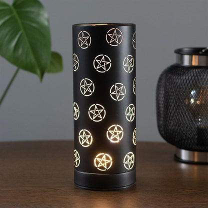 Black Pentagram Aroma Lamp - ScentiMelti  Black Pentagram Aroma Lamp