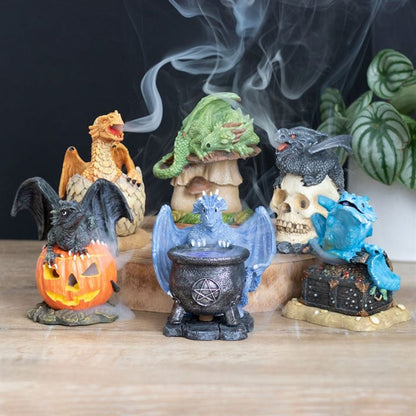 Green Dragon Incense Cone Burner by Anne Stokes - ScentiMelti  Green Dragon Incense Cone Burner by Anne Stokes