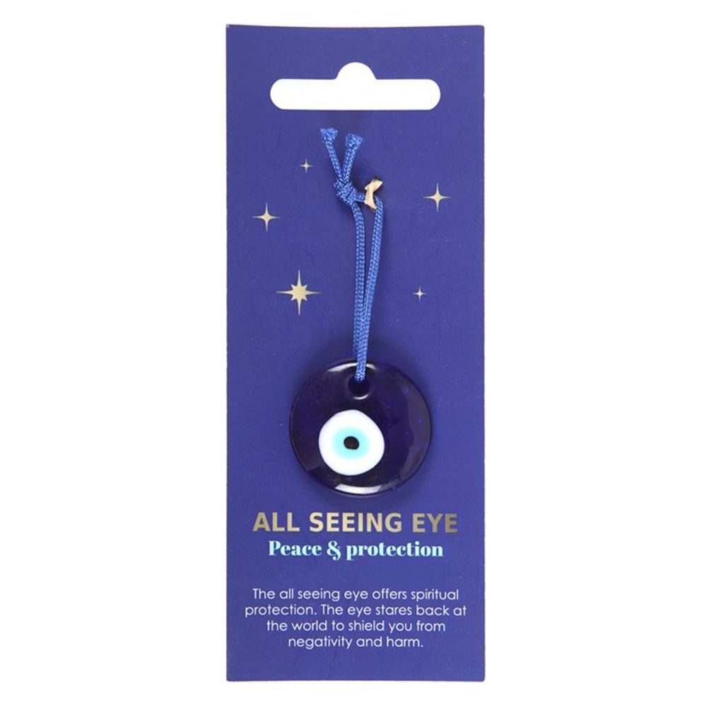 Glass All Seeing Eye Protection Charm - ScentiMelti  Glass All Seeing Eye Protection Charm