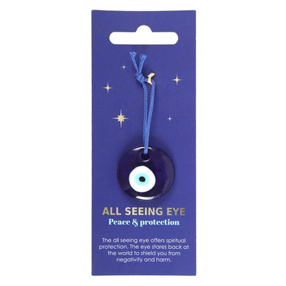 Glass All Seeing Eye Protection Charm - ScentiMelti  Glass All Seeing Eye Protection Charm