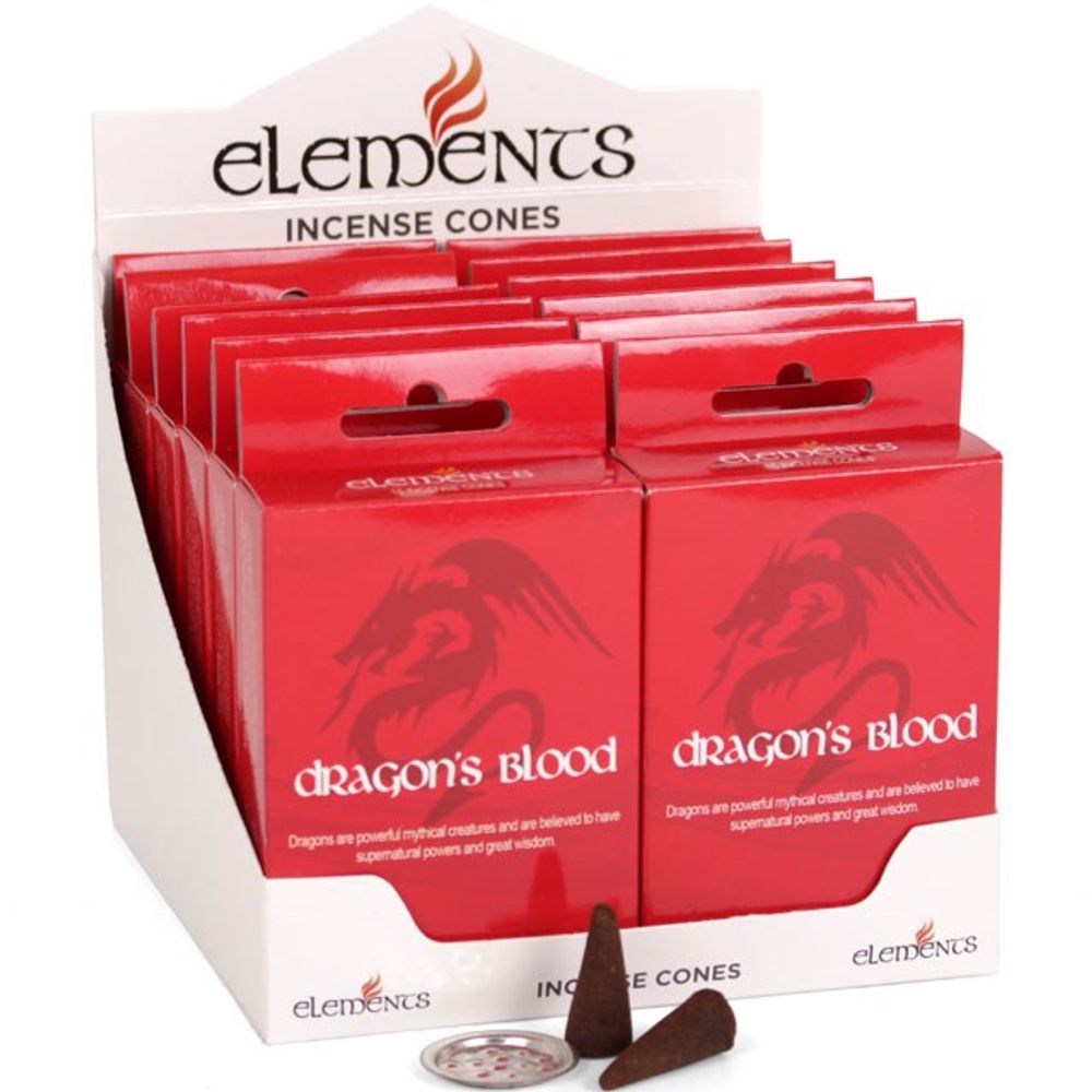 Set of 12 Packets of Elements Dragon's Blood Incense Cones - ScentiMelti  Set of 12 Packets of Elements Dragon's Blood Incense Cones