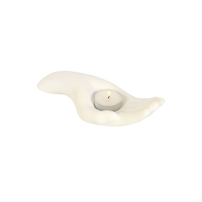 Open Hand Tealight Holder - ScentiMelti  Open Hand Tealight Holder