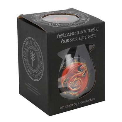 Beltane Wax Melt Burner Gift Set by Anne Stokes - ScentiMelti  Beltane Wax Melt Burner Gift Set by Anne Stokes