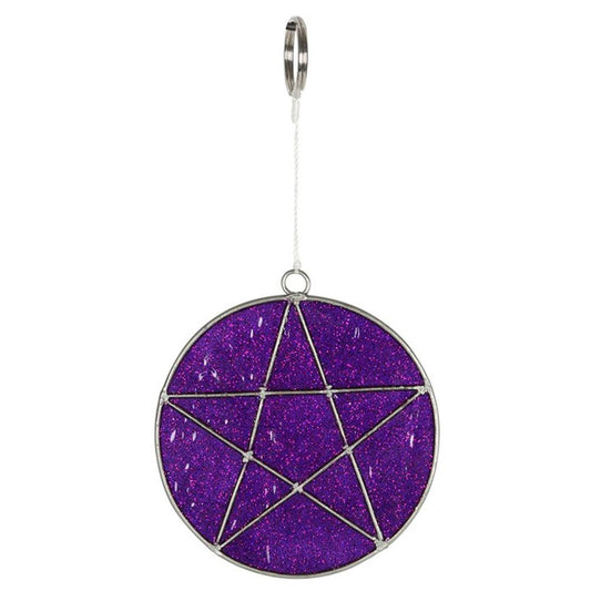 Mystical Pentagram Suncatcher - ScentiMelti  Mystical Pentagram Suncatcher