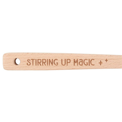 Stirring Up Magic Wooden Pentagram Spoon - ScentiMelti  Stirring Up Magic Wooden Pentagram Spoon