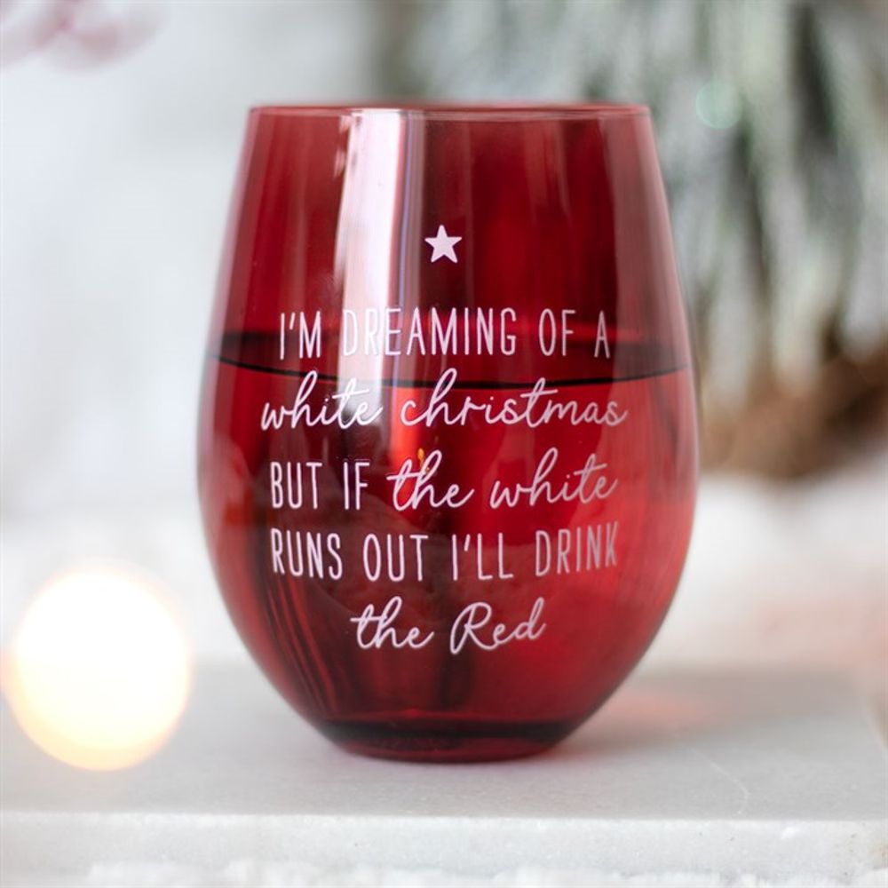 Dreaming of a White Christmas Stemless Glass - ScentiMelti  Dreaming of a White Christmas Stemless Glass