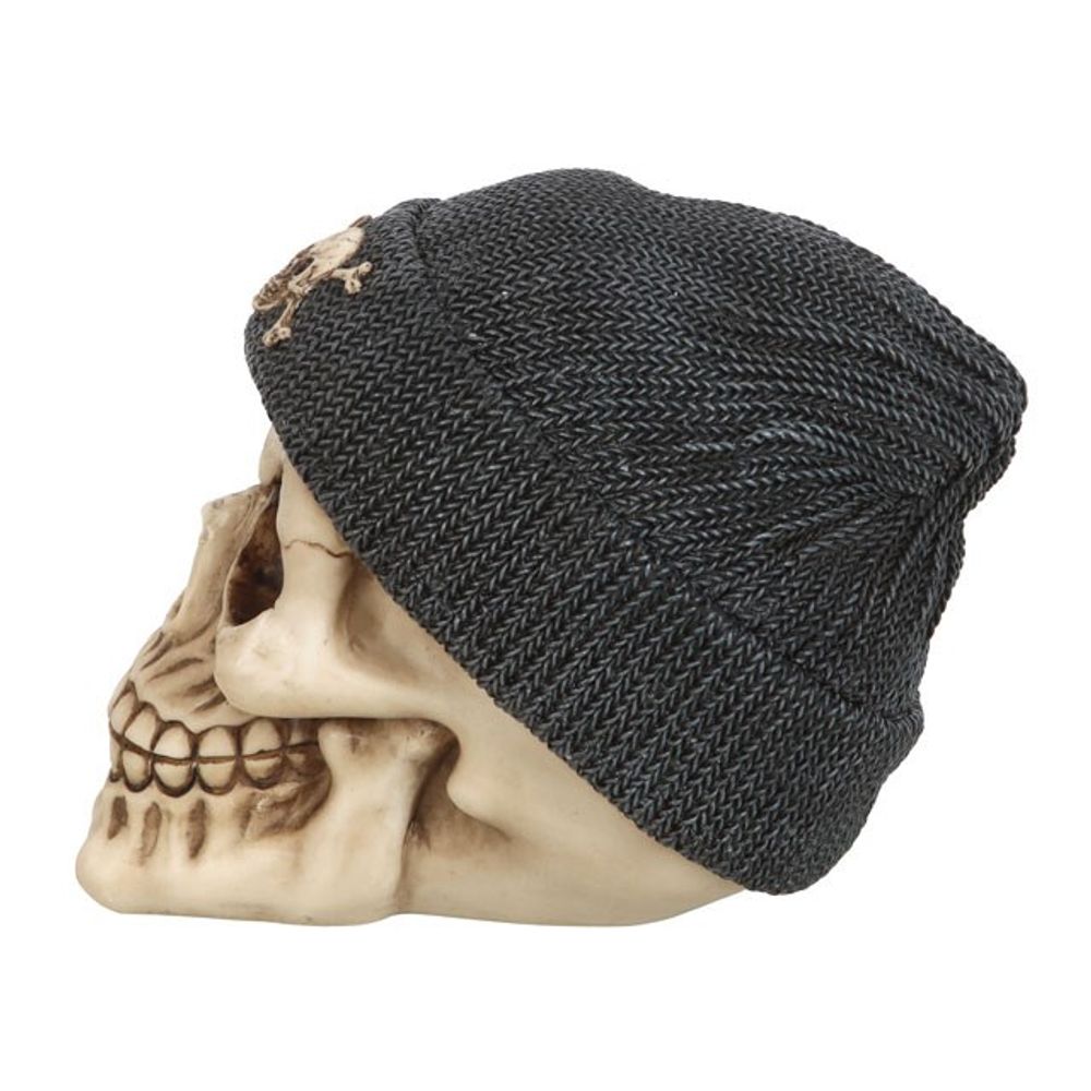 Skull Ornament with Beanie - ScentiMelti Home Fragrance, Beauty & Gifts UK