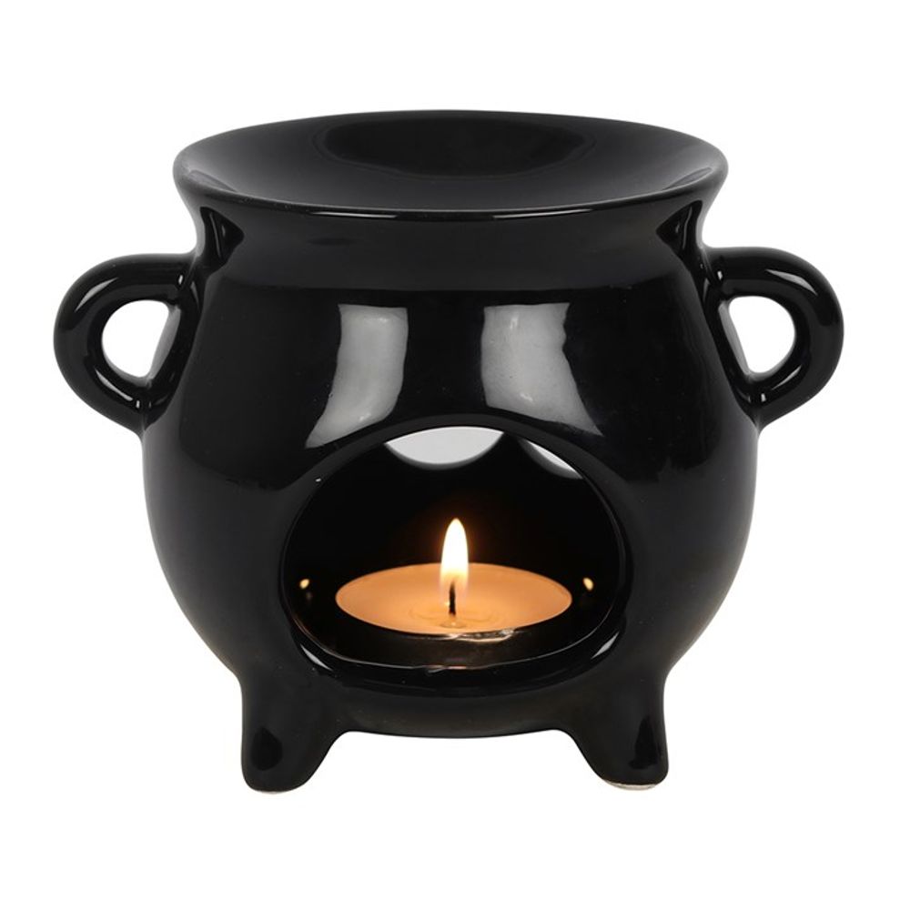 Triple Moon Cauldron Oil Burner - ScentiMelti  Triple Moon Cauldron Oil Burner