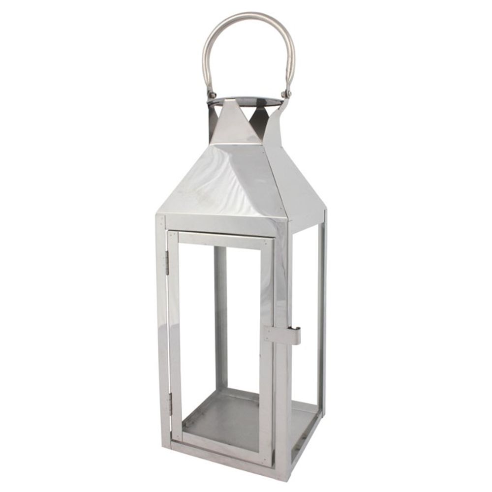 Large Silver Lantern - ScentiMelti Home Fragrance, Beauty & Gifts UK