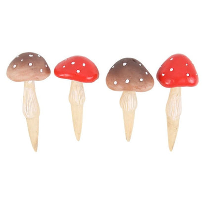 Set of 4 Mini Mushroom Plant Pot Pals - ScentiMelti  Set of 4 Mini Mushroom Plant Pot Pals