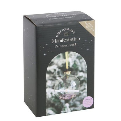 Amethyst Manifestation Christmas Bauble Kit - ScentiMelti  Amethyst Manifestation Christmas Bauble Kit