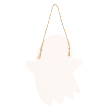 20cm Ghost Shaped Hanging Sign - ScentiMelti  20cm Ghost Shaped Hanging Sign