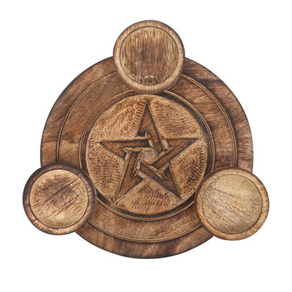 Pentagram Tea Light Candle Holder - ScentiMelti  Pentagram Tea Light Candle Holder