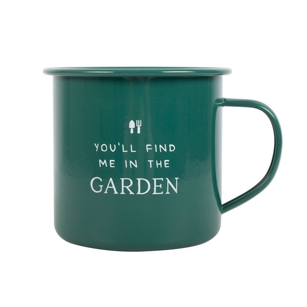 Find Me in the Garden Enamel Mug - ScentiMelti  Find Me in the Garden Enamel Mug