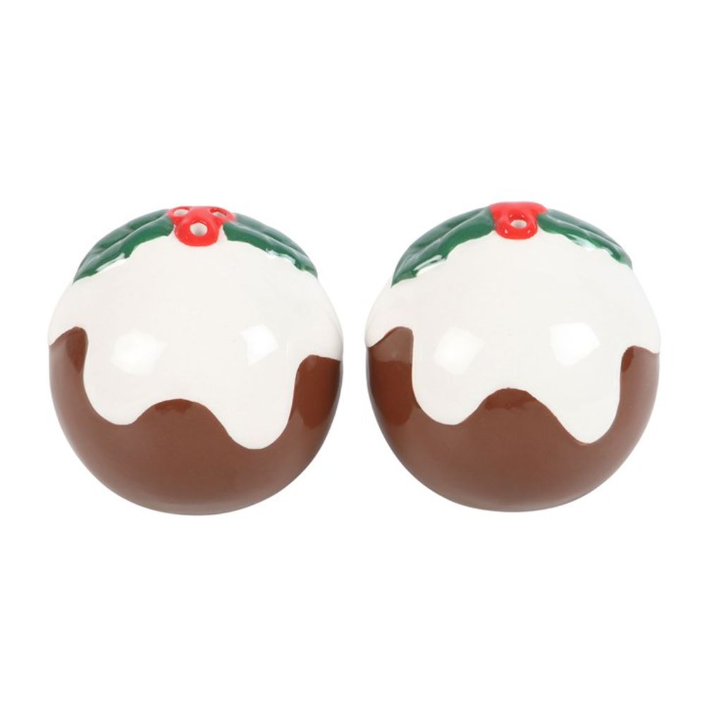 Christmas Pudding Salt and Pepper Shakers - ScentiMelti  Christmas Pudding Salt and Pepper Shakers