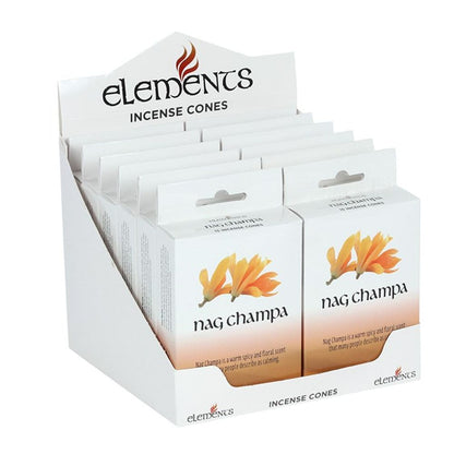 Set of 12 Packets of Elements Nag Champa Incense Cones - ScentiMelti  Set of 12 Packets of Elements Nag Champa Incense Cones