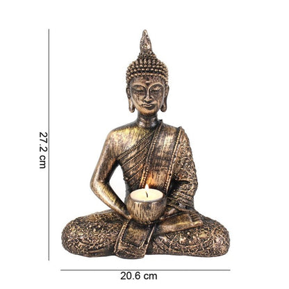 Sitting Thai Buddha Tealight Holder - ScentiMelti  Sitting Thai Buddha Tealight Holder