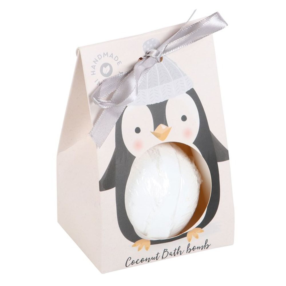 Penguin Coconut Bath Bomb - ScentiMelti  Penguin Coconut Bath Bomb