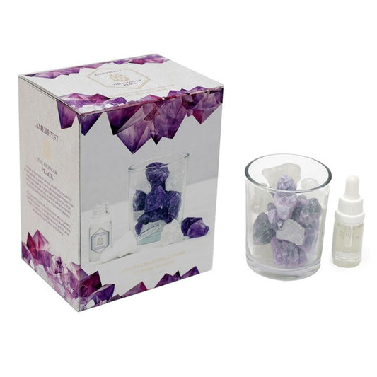 280g Amethyst Crystal Oil Diffuser - ScentiMelti  280g Amethyst Crystal Oil Diffuser