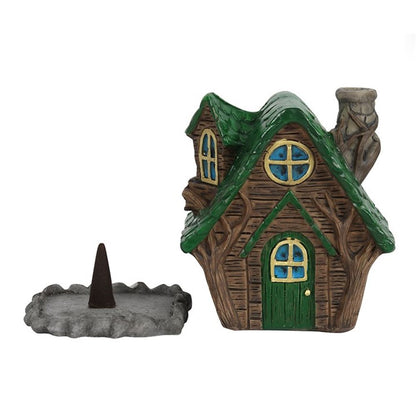 Woody Lodge Incense Cone Burner by Lisa Parker - ScentiMelti  Woody Lodge Incense Cone Burner by Lisa Parker