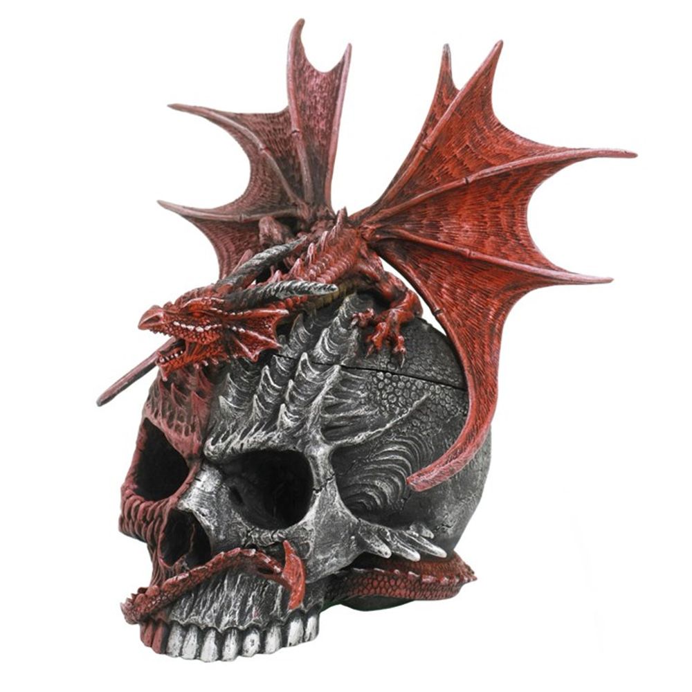 Serpent Infection Lidded Skull Ornament by Spiral Direct - ScentiMelti Home Fragrance, Beauty & Gifts UK