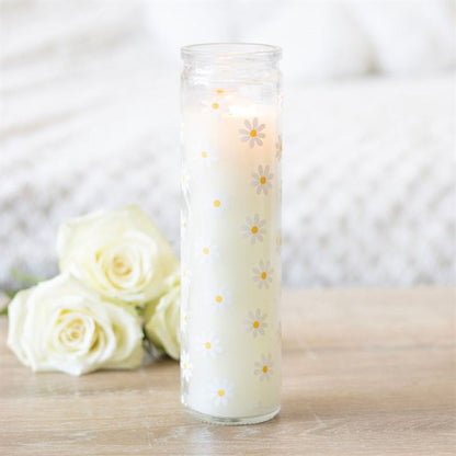 White Daisy Tube Candle - ScentiMelti  White Daisy Tube Candle